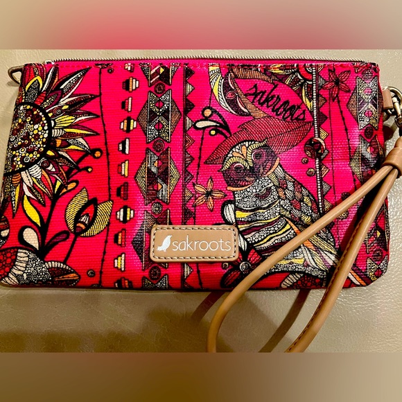 Sakroots Owl Wristlet - Picture 1 of 4